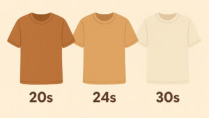 Mengenal Perbedaan Bahan Kaos 24s, 30s, dan 20s: Mana yang Paling Nyaman Dipakai?