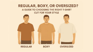 Regular, Boxy, atau Oversized? Panduan Memilih Cutting Kaos Sesuai Gaya Kamu